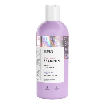 SO! FLOW Rewitalizujący szampon do włosów farbowanych 400 ml