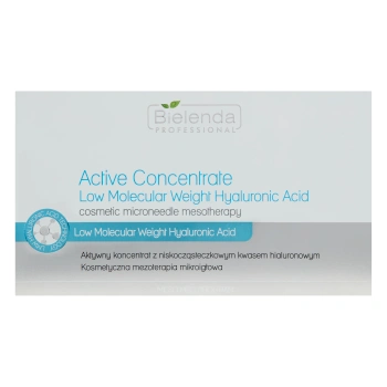 Bielenda Professional Aktywny koncentrat z niskocząsteczkowym kwasem hialuronowym 30 ml (10 x 3 ml)