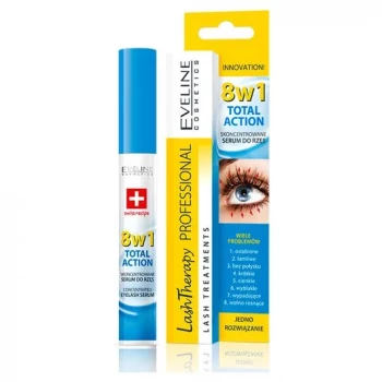 EVELINE LASH TERAPHY PROFESSIONAL AKTYWNE SERUM POGRUBIAJĄCO - STYMYLUJĄCE