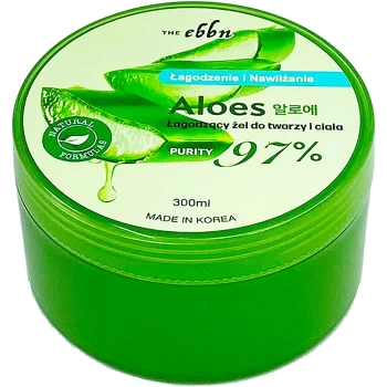 The Ebbn Żel do twarzy i ciała 97% Aloes 300 ml