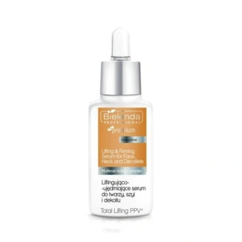 BIELENDA PROFESSIONAL Liftingująco - ujędrniające serum do twarzy, szyi i dekoltu 30 ml