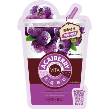 MEDIHEAL Mediheal Maska w Płachcie Acaiberry Rewitalizująca 20 ml