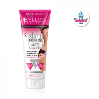 EVELINE SLIM EXTREME 4D SCALPEL KONCENTRAT EKSPRESOWO WYSZCZYPLAJĄCY NOCNA LIPOSUKCJA 250 ml