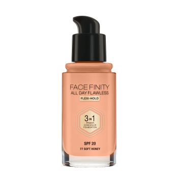 MAX FACTOR PODKŁAD FACEFINITY ALL DAY FLAWLESS 3 W 1 NR 77 SOFT HONEY