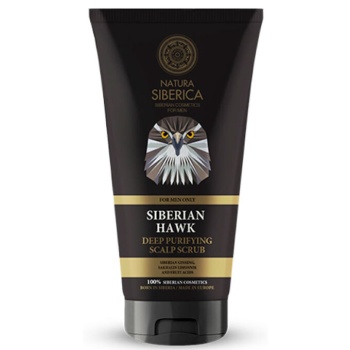 NATURA SIBERICA MEN GŁĘBOKO OCZYSZCZAJĄCY PEELING DO TWARZY JASTRZĄB SYBERYJSKI 150ml