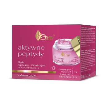 AVA LABORATORIUM Aktywne Peptydy Maska - serum napinająco - rozświetlająca ‧ z efektem GLOW, 50 ml