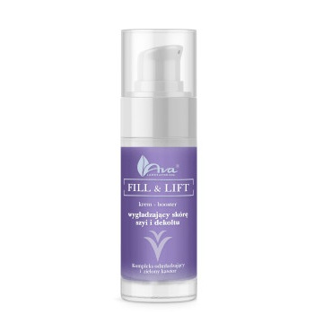 AVA LABORATORIUM Fill & Lift Krem - booster wygładzający skórę szyi i dekoltu ‧ 30 ml