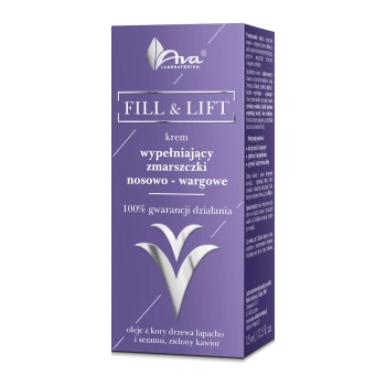 AVA LABORATORIUM Fill & Lift Krem wypełniający zmarszczki nosowo - wargowe ‧ 15 ml