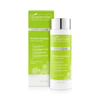 BIELENDA PROFESSIONAL 5% Mikro-eksfoliujący tonik z kwasami 200 ml