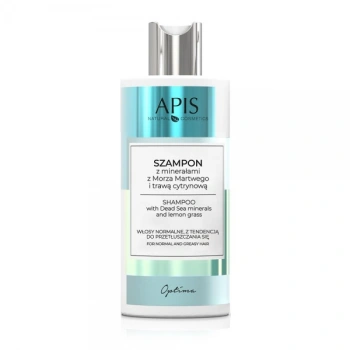 APIS OPTIMA Szampon z minerałami z Morza Martwego i trawą cytrynową / 300 ml