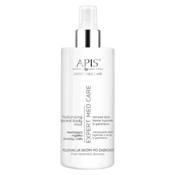 APIS Expert Med Care, Nawilżająca mgiełka do twarzy i ciała z jonizowanym srebrem, 300 ml