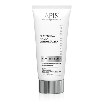 APIS PLATINUM GLOSS Platynowa maska odmładzająca z tripeptydem miedziowym i niacynamidem / 200 ml