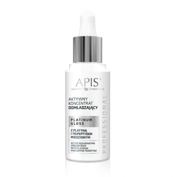 PLATINUM GLOSS Aktywny koncentrat odmładzający z platyną i tripeptydem miedziowym / 30 ml