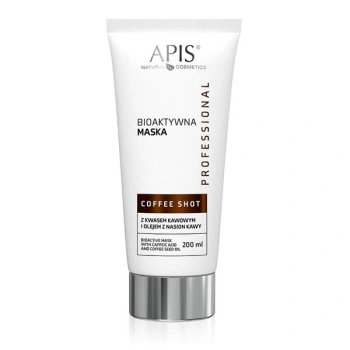 APIS COFFEE SHOT Bioaktywna maska z kwasem kawowym i olejem z nasion kawy / 200 ml