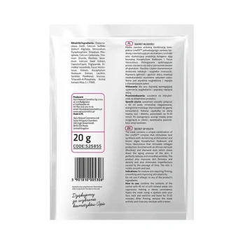 APIS SEKRET MŁODOŚCI Maska algowa wypełniająco-napinająca z czerwonokrzewem afrykańskim - Rooibos i kompleksem Linefill™ / 20 g