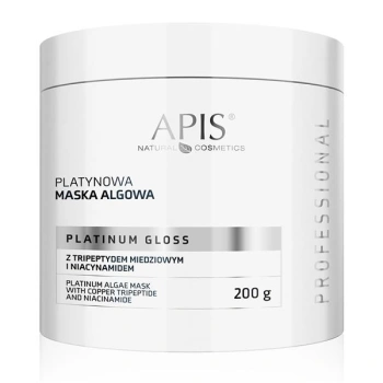 APIS PLATINUM GLOSS Platynowa maska algowa z tripeptydem miedziowym i niacynamidem / 200 g