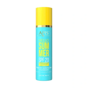 APIS HELLO SUMMER Olejek do opalania ciała z karotenem SPF 20 / 150 ml
