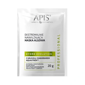 APIS HYDRO EVOLUTION Ekstremalnie nawilżająca maska algowa z gruszką i rabarbarem AQUAXTREM™ / 20 g