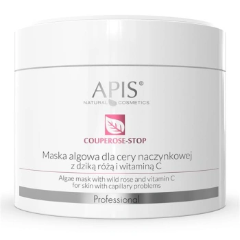 APIS COUPEROSE-STOP Maska algowa dla cery naczynkowej z dziką różą i witaminą C / 100 g