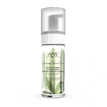 APIS CANNABIS HOME CARE Łagodząca pianka do mycia twarzy na bazie hydrolatu z konopi / 150 ml