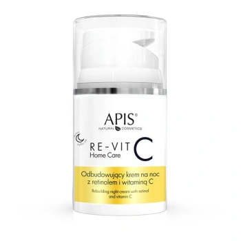 APIS RE-VIT C HOME CARE Odbudowujący krem na noc z retinolem i witaminą C / 50 ml