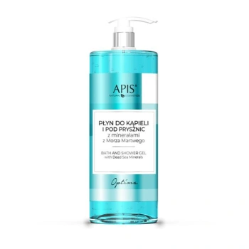 APIS OPTIMA Płyn do kąpieli i pod prysznic z minerałami z Morza Martwego / 1000 ml
