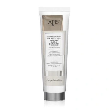 APIS INSPIRATION Oczyszczająco-wygładzająca maseczka błotna do twarzy z minerałami z Morza Martwego / 100 ml