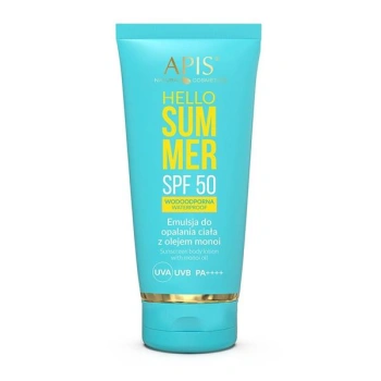 APIS HELLO SUMMER Emulsja do opalania ciała z olejem monoi / 200 ml