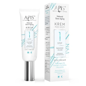 APIS NATURAL SLOW AGING Krem pod oczy STEP 1 ŚWIEŻOŚĆ I BLASK / 15 ml