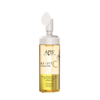 APIS RE-VIT C HOME CARE Rozświetlająca pianka do mycia twarzy z witaminą C / 150 ml