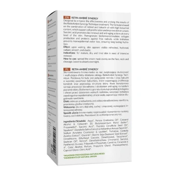 APIS RETIN-AMBRE SYNERGY Home terApis Kremo-maska na noc z retinolem i kwasem bursztynowym / 50 ml