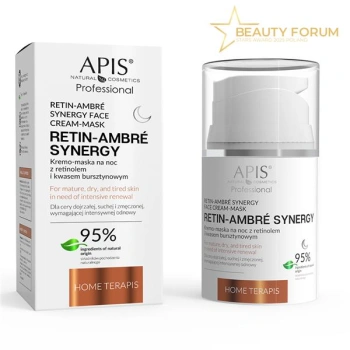 APIS RETIN-AMBRE SYNERGY Home terApis Kremo-maska na noc z retinolem i kwasem bursztynowym / 50 ml