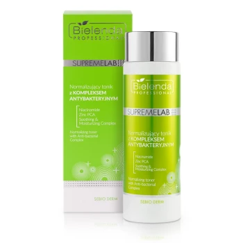 BIELENDA PROFESSIONAL Supremelab Sebio Derm Normalizujący tonik z Kompleksem Antybakteryjnym, 200ml