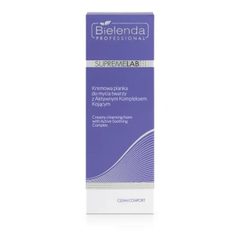 BIELENDA PROFESSIONAL Supremelab Clean Comfort Kremowa pianka do mycia twarzy z Aktywnym Kompleksem Kojącym 150 ml