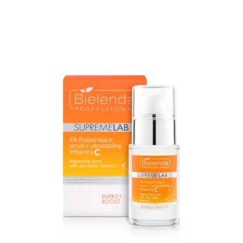 BIELENDA PROFESSIONAL Supremelab Energy Boost 4 % Rozjaśniające serum z ultrastabilną Witaminą C 15ml