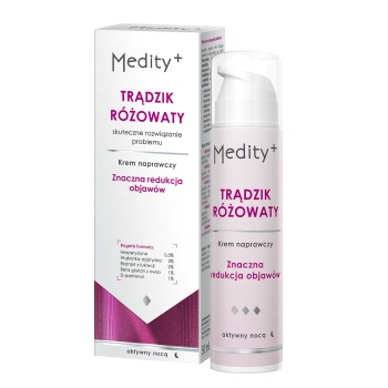 MEDITY + Trądzik Różowaty – Krem naprawczy na noc