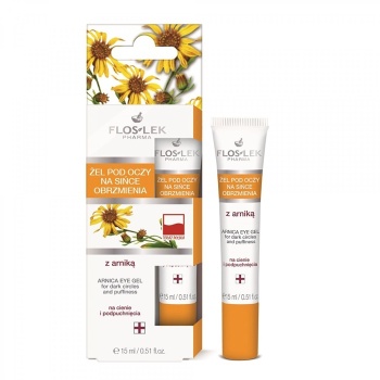 FLOSLEK Żel pod oczy na sińce, obrzmienia z arniką 15 ml