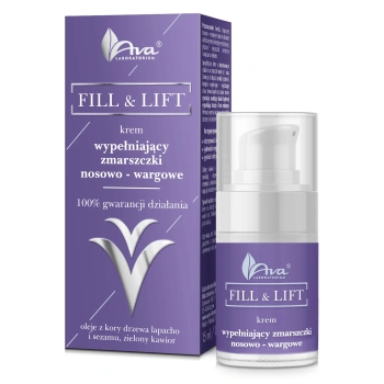 AVA LABORATORIUM Fill & Lift Krem wypełniający zmarszczki nosowo - wargowe ‧ 15 ml