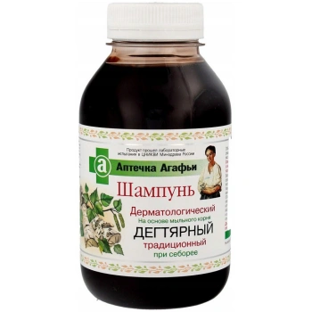 APTECZKA AGAFIA TRADYCYJNY PRZECIWŁUPIEŻOWY SZAMPON DZIEGCIOWY 300ml