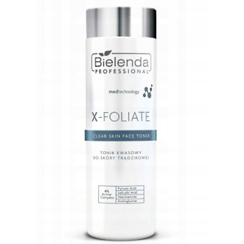 BIELENDA PROFESSIONAL X- FOLIATE TONIK KWASOWY DO SKÓRY TRĄDZIKOWEJ