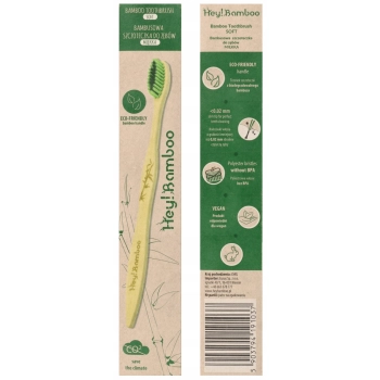 HEY BAMBOO Szczoteczka Bambusowa Soft Miękka