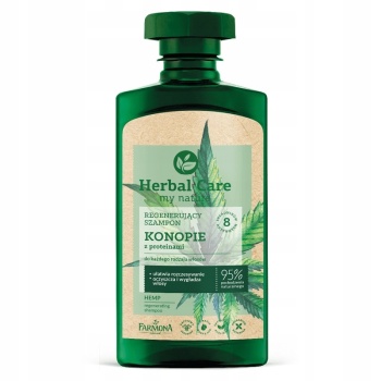 HERBAL CARE SZAMPON REGENERUJĄCY Z WYCIĄGIEM Z KONOPI