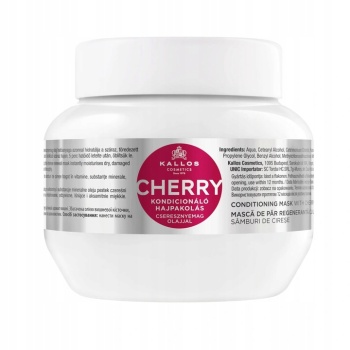 KALLOS KJMN CHERRY MASKA DO WŁOSÓW MOCNO ZNISZCZONYCH 275 ml