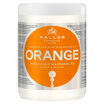 KALLOS KJMN ORANGE MASKA DO WŁOSÓW DODAJĄCA WITALNOŚCI 1000 ml