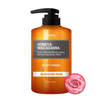 KUNDAL Żel pod prysznic - angielska róża Honey&Macadamia Body Wash English Rose 500ml