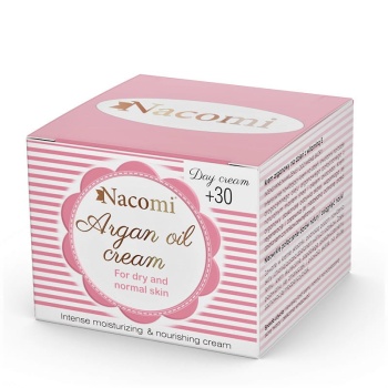 NACOMI KREM NA DZIEŃ ARGANOWY +30 Z WITAMINĄ E