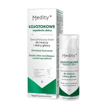 Medity+ Łojotokowe Zapalenie Skóry – Specjalistyczny krem do twarzy i skóry głowy 50 ml