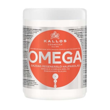 KALLOS KJMN OMEGA MASKA DO WŁOSÓW Z OLEJEM MACADAMIA 1000 ml
