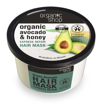 ORGANIC SHOP ODBUDOWUJĄCA MASKA DO WŁOSÓW Z MIODEM I AWOKADO 250ml