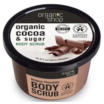 ORGANIC SHOP PEELING DO CIAŁA BELGIJSKA CZEKOLADA